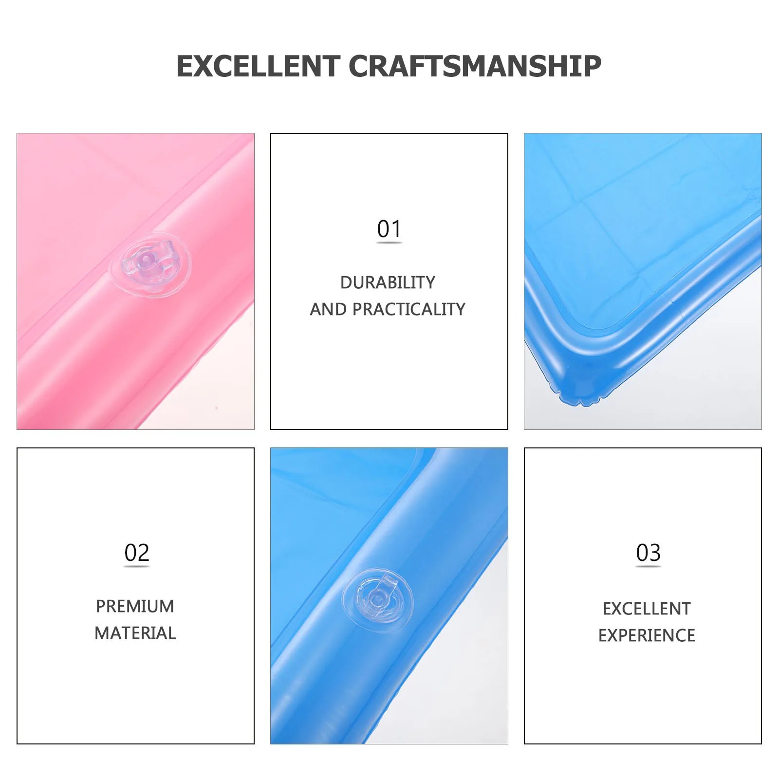 2 قطعة صينية عائمة قابلة للنفخ إمدادات الحفلات حمام سباحة حامل مشروبات مبرد الثلج للمياه الغذاء العائمة استخدام الصيف نفخ #1