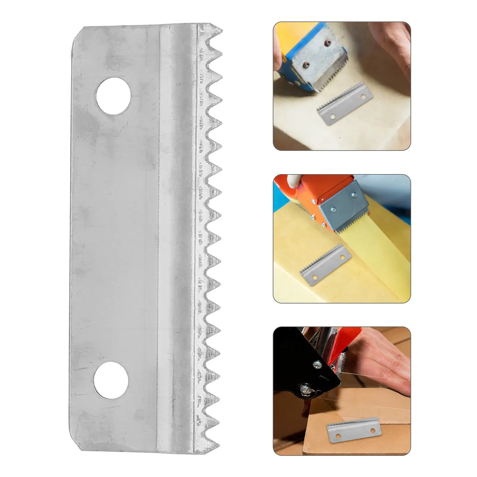 5Pcs Tape Dispenser Cutting Blades Replacement Wear Resistant Utility Box Cutter Spare Parts for Home Office Use