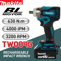 Makita TW004G 630N.m Brushless Screwdriver Machine Cordless Electric Screwdriver Rechargable Drill Driver For Makita 18V Battery