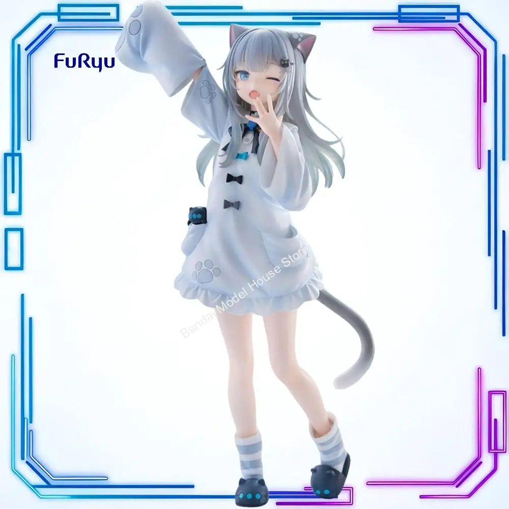 В наличии: Оригинальная фигурка FuRyu Trio-Try-iT, милая аниме-девочка Начонеко, 21 см, коллекционная модель, игрушка, подарок на день рождения