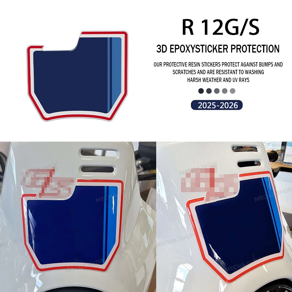 

Motorcycle 3D Epoxy Resin Sticker Protection For R12G/S 2026 Accessories R 12 G/S 2025 Front Protection Decal