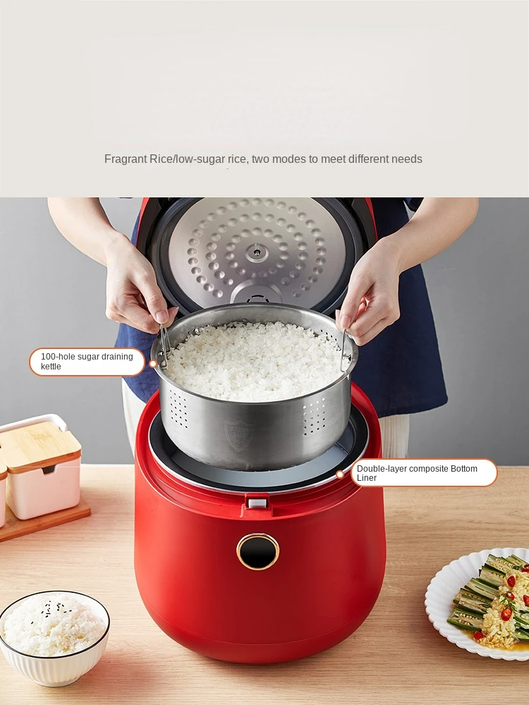 Low Sugar Rice Cookers Rice Soup Separation Appliances Multifunctional Sugarfree Rice Cooker To Sugar Drain Electric Cooker