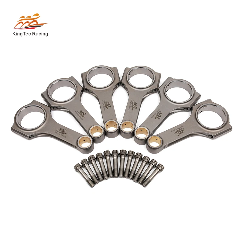 

KTC Racing Forged RB25 RB26 Connecting Rod Rods Conrod for Nissan 2.5 2.6 with ARP Bolts