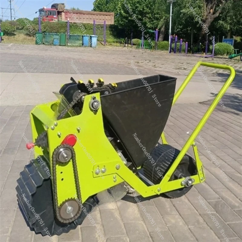 Agricultural Machinery 2 Rows Garlic Seed Drill Seeder Planting Machine Hand Planter for Garlic