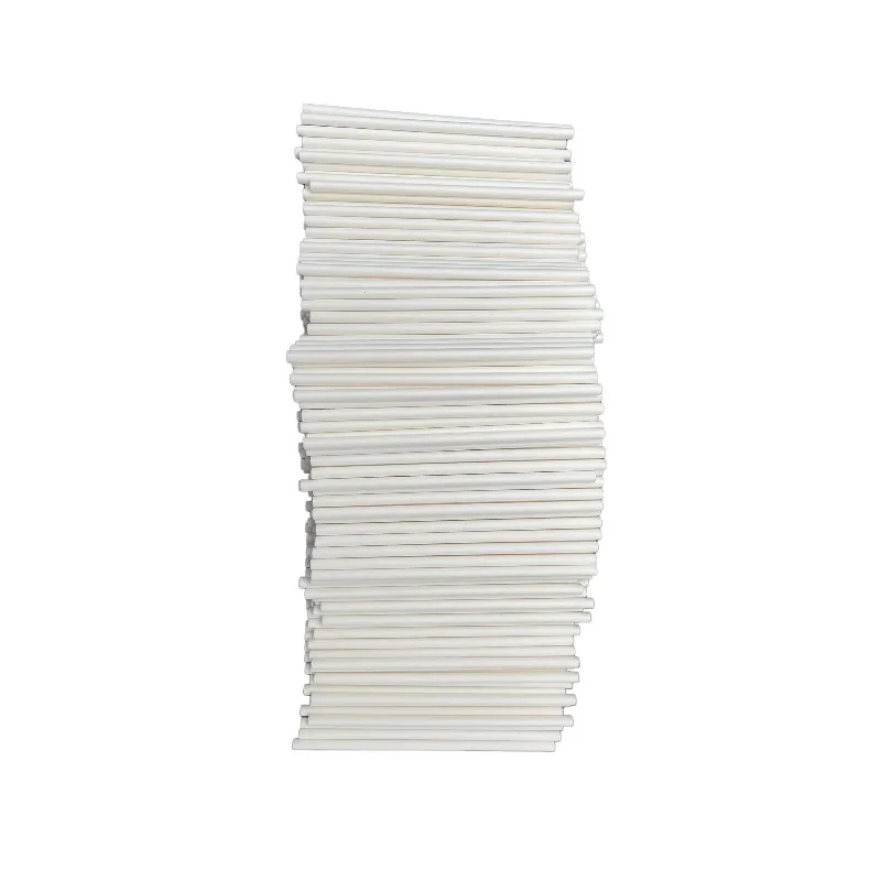 

4" White Paper Treat Sticks, 300 Count,