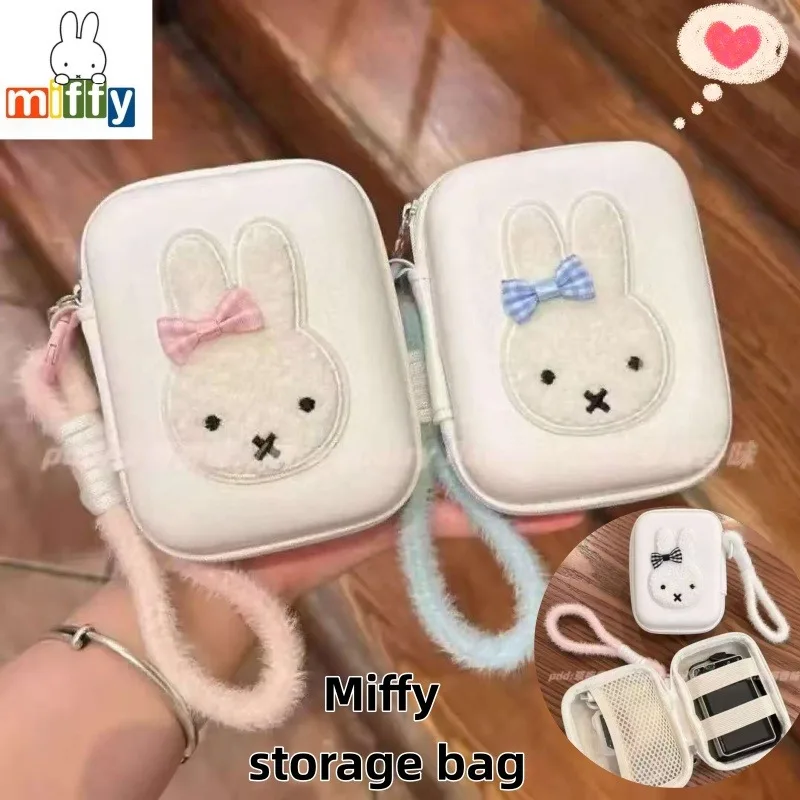 New Instagram-Style Miffy Bunny CCD Camera Case - Shockproof Hard Shell Cable Organizer