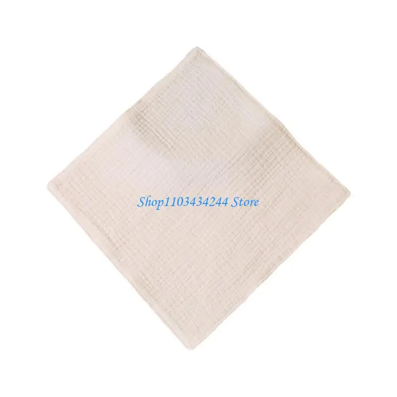 아기 침흘리 턱받이 4겹 세수 수건 유아 관리용 면 사각 수건