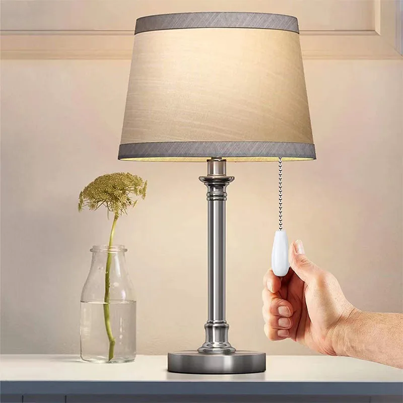 

10 шт., переключатель настольной лампы, аксессуары для освещения, аксессуары для вентиляторов из дерева, потолочный вентилятор, удлинитель