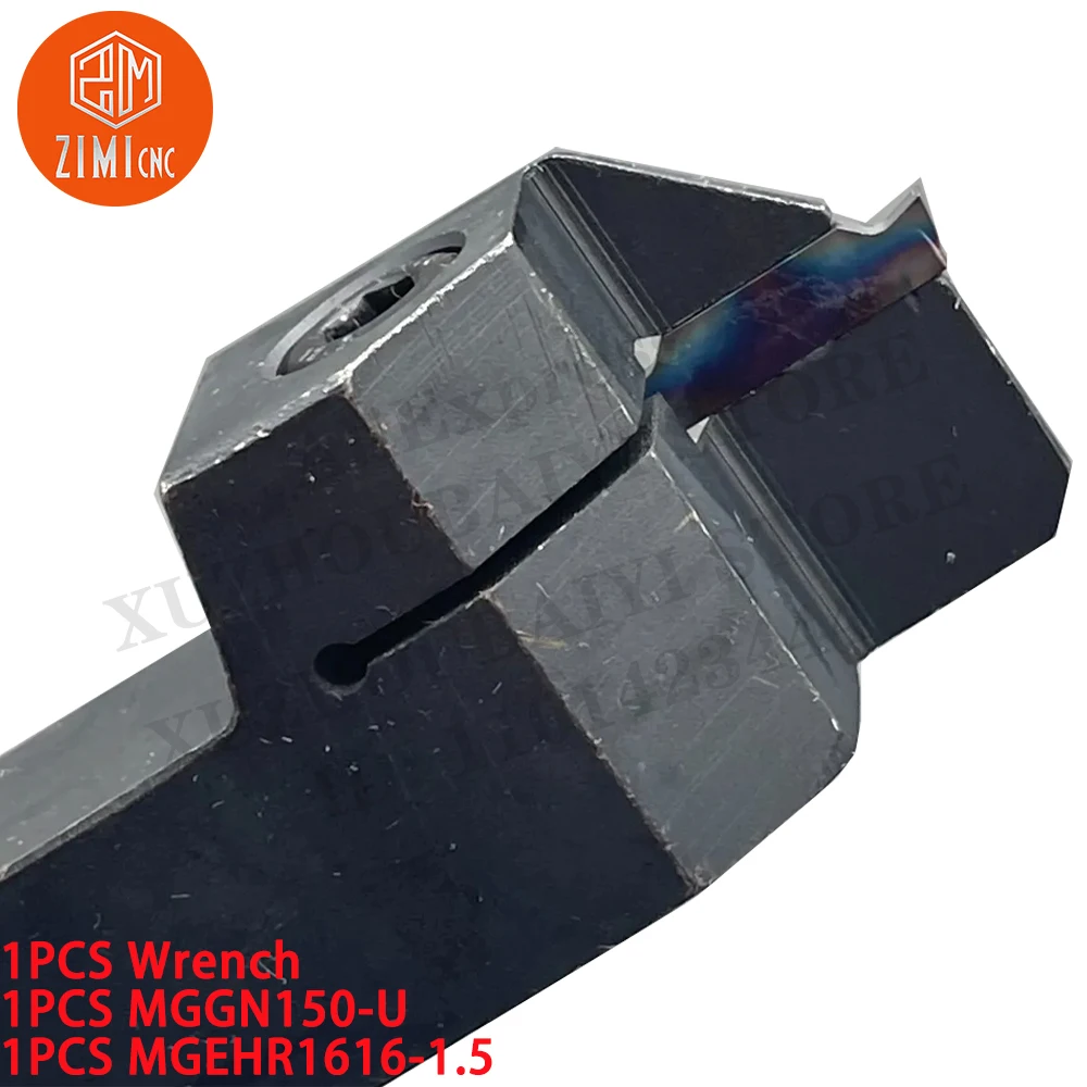 

1 шт. MGEHR1616-1,5 Токарный станок + 1шт МГГН150 канавочная пластина режущий инструмент механический Карбидная вставка токарный станок по металлу инструмент с ЧПУ