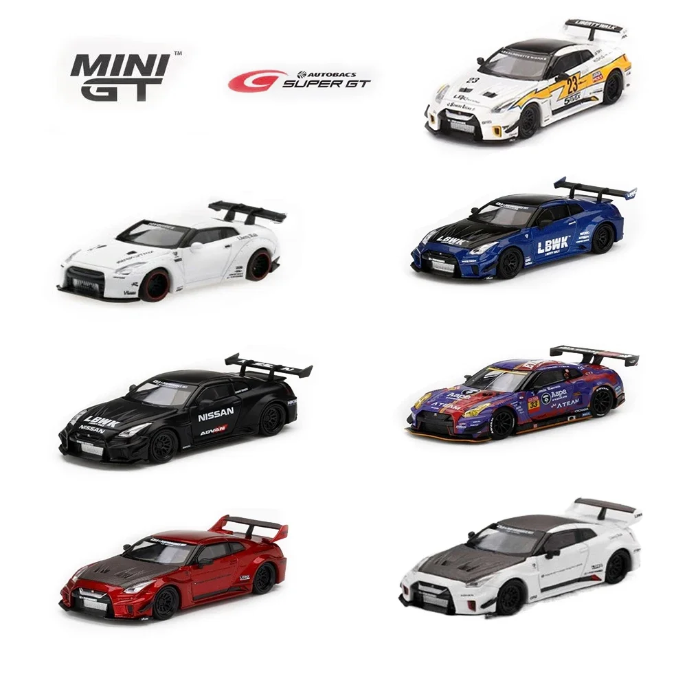 TSM MINIGT 1:64 Skyline GTR Z GT500 Simulation Alloy Diecast Car Model  Toy Christmas Gift Nissan Collection