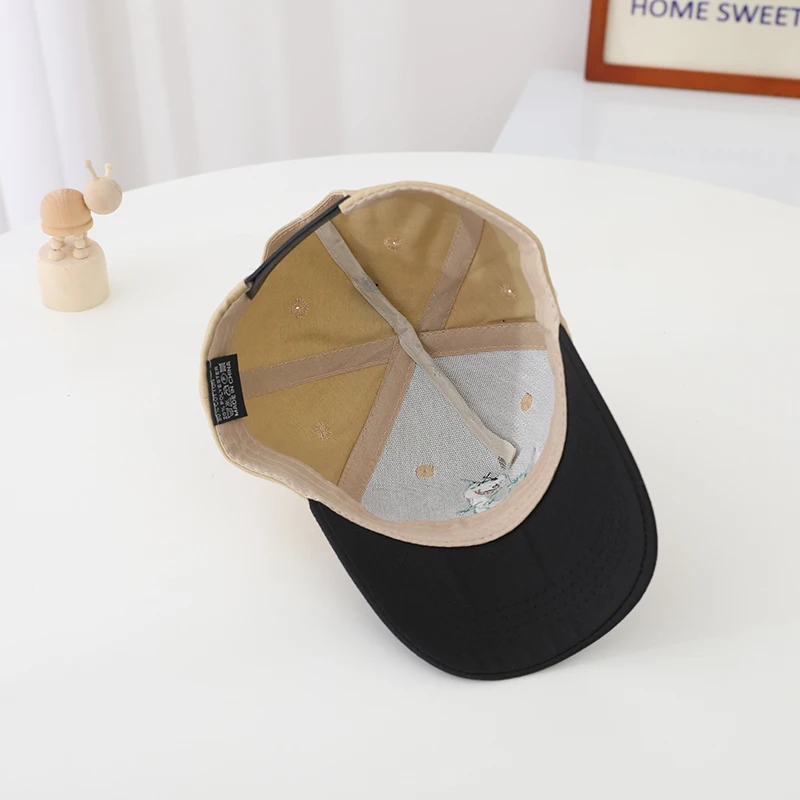 2024 Summer School Boy Baseball Stereoscopic Embroidered Dinosaur Children Outdoor Kids Caps for 2-8Years Baby Sports Hats