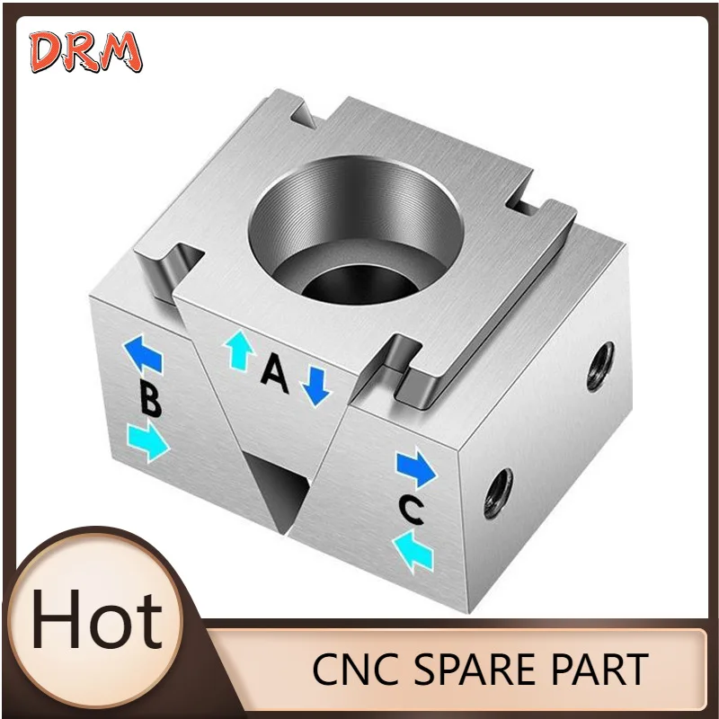 Cnc Multi Station ok Clamp Bloco de Expansão Cunha Usinagem Lado Central Fixo Precisão Vice m6 10 12