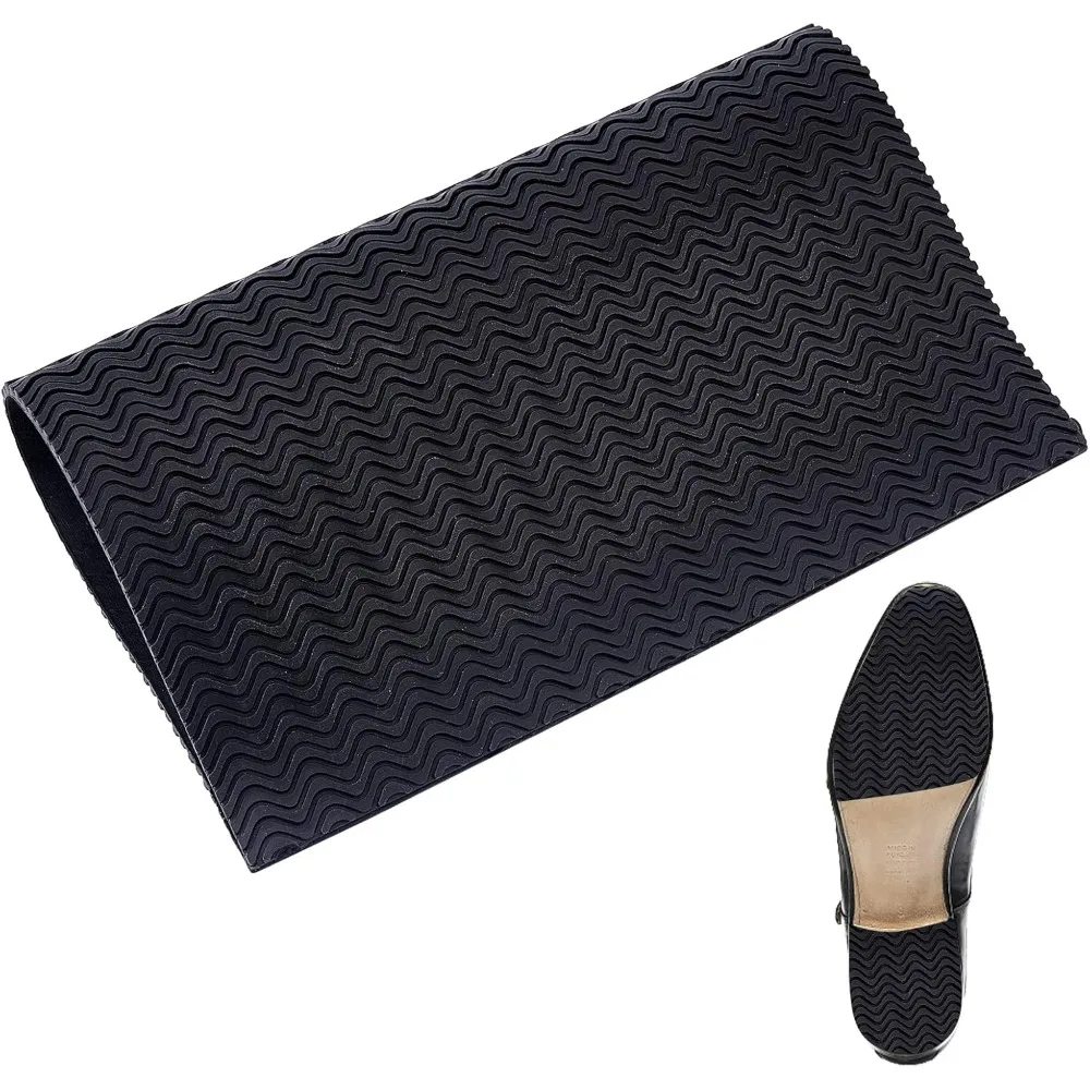 Shoe Sole Repair Rubber Soling Sheet 3mm Thick Non-Slip Rubber Shoes Bottom Repairing Material Shoe Pads Heel