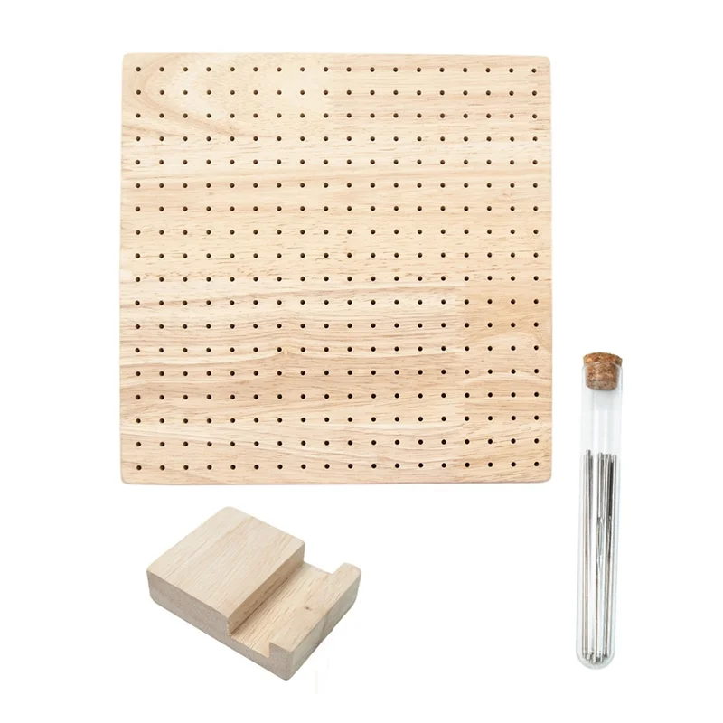 

A93Z 1 компл. блокирующая доска для вязания, блокирующая доска для бабушки, квадратные блокирующие доски для вязания крючком со штифтами и иглой