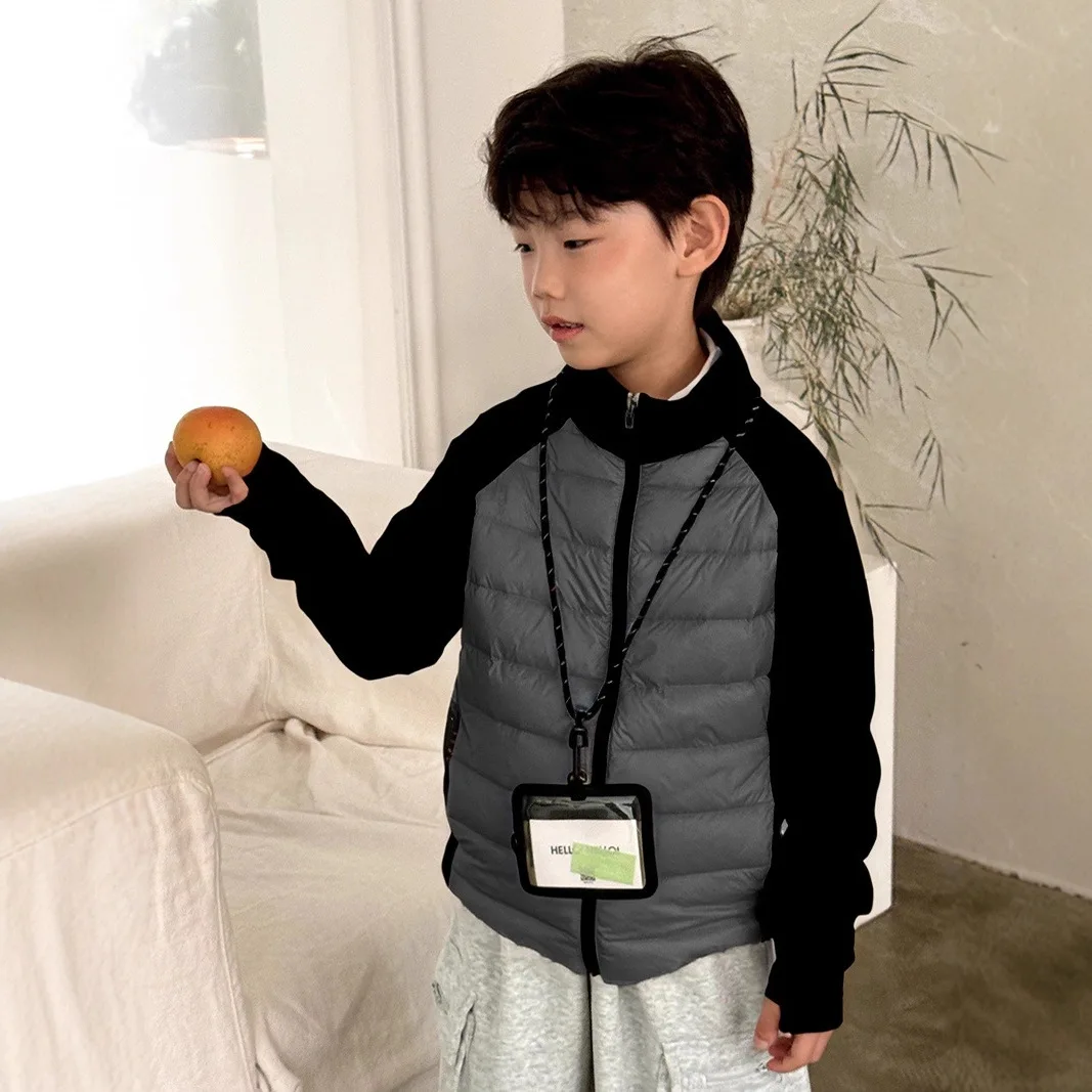 معطف شتوي بطبقة أساسية سترات خفيفة الوزن وبطانات داخلية عصرية للأولاد والبنات والأطفال متطابقة تمامًا مع المألوف