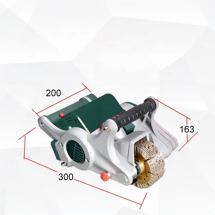Industrial Automatic Wall Slotting Concrete Grooving Machine Dust-Free Alignment Tool for Electric Power Engineering