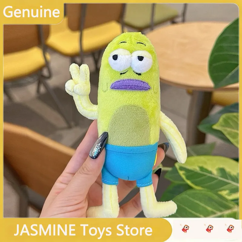 Potdemiel Spongebob Funny Passerby Fish Plush Doll Bikini Bottom Resident Soft Stuffed Toys Interesting Home Decor Collectible