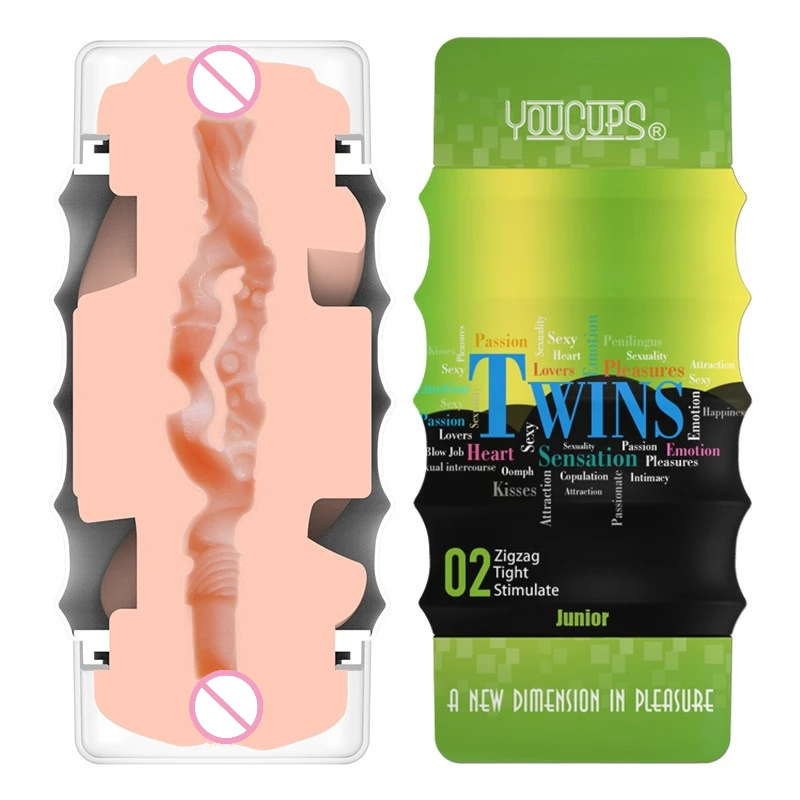 2 في 1 المهبل الحقيقي كس الشرج الاستمناء كأس الذكور القضيب مضخة الديك التمارين آلة الجنس لعب للرجال الكبار المنتجات المثيرة 18 + #5