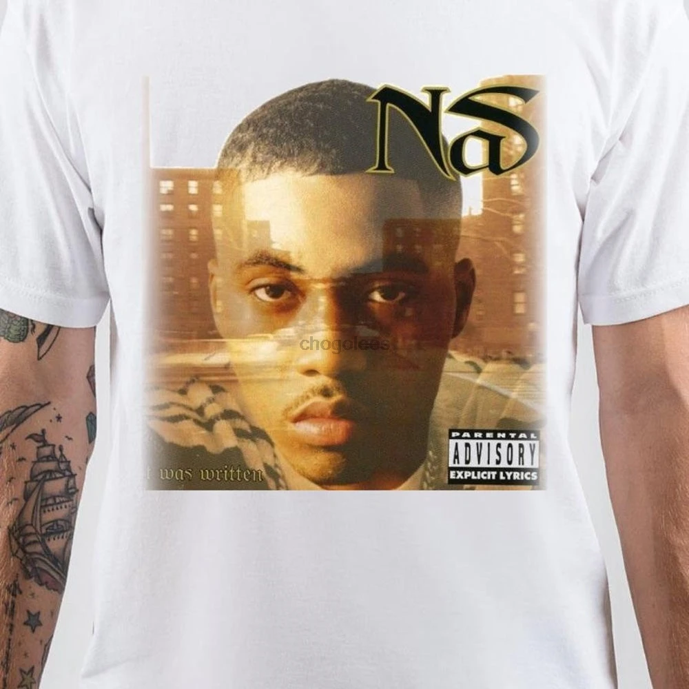 NAS The Message Rapper T Shirt Nas It Was Written T Shirt Albums T Shirt