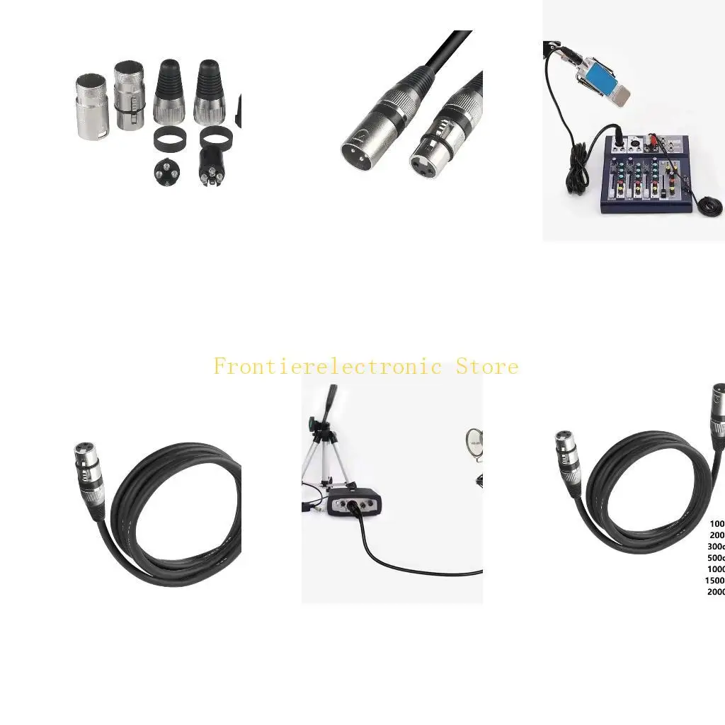 G8DB XLRs Microphones Cable 3Pin Balanced Male to Female Sound Patches Cord for Mixers and Stage Use