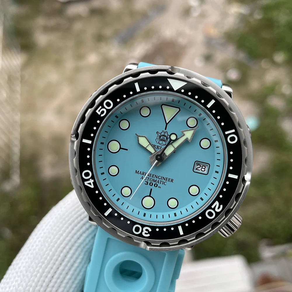 New Tuna Classic Watch STEELDIVE SD1975 Swiss Super Luminous Sapphire Crystal 30Bar Waterproof NH35 Movement Dive Wristwatches