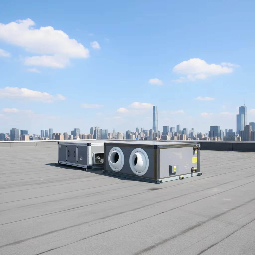 25 30 Ton Rooftop Mounted Jet Throw Air Conditioning Unit for Supermarket and Hall HVAC No Duct Air Distribution Throw AC Unit