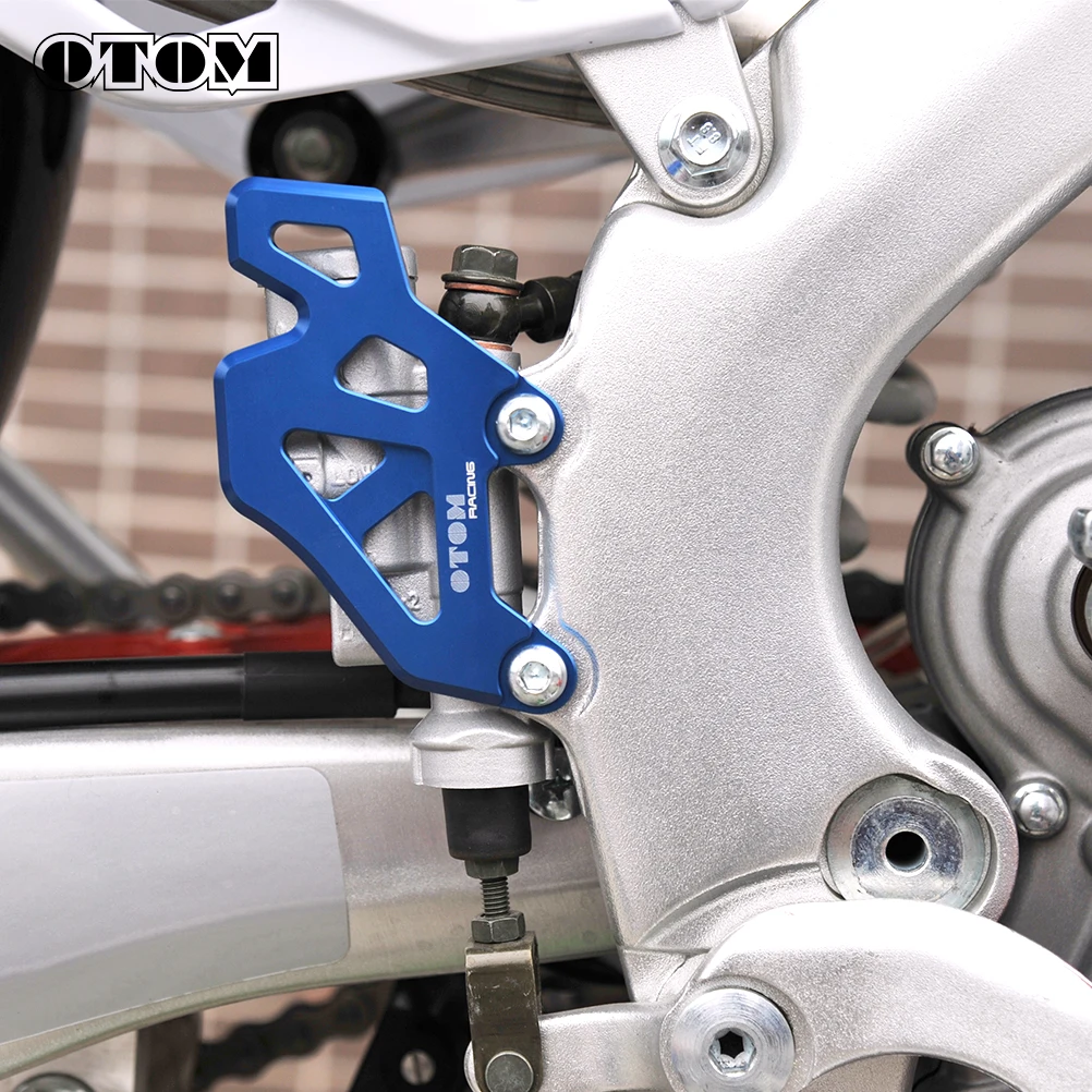 OTOM Motorbike Rear Brake Pump Protective Cover Decoration Aluminum Guard For KAYO T4 T6 K6 GUIZUN BOSUER MX4 M4 M6 Accessories
