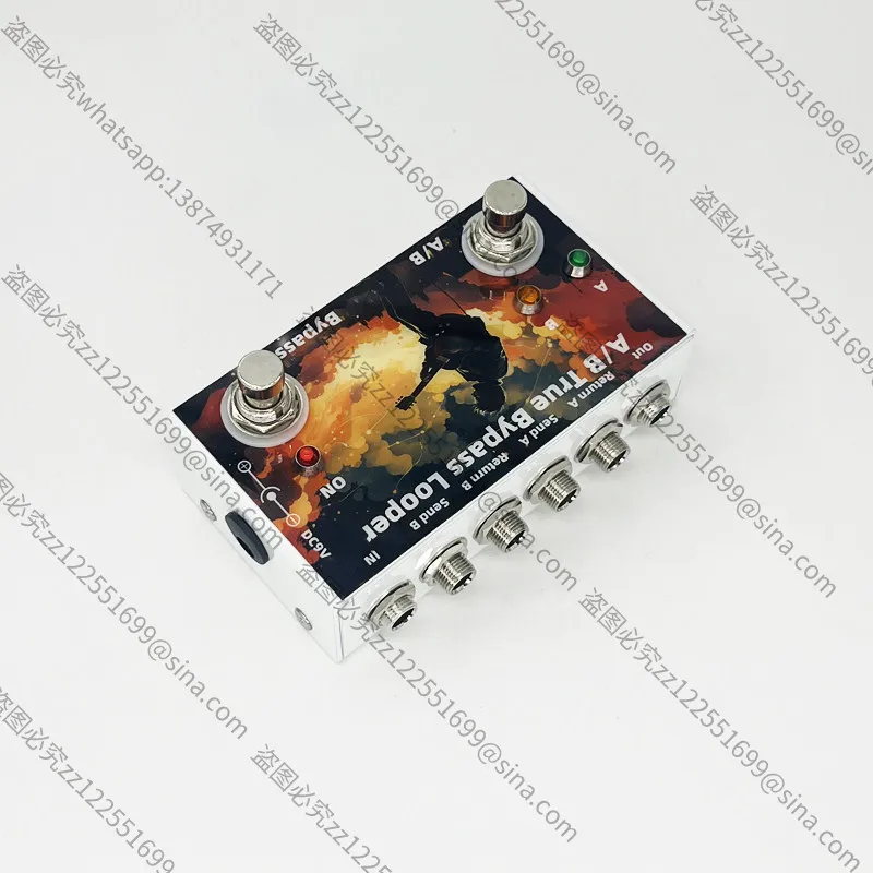 Suitable for DIY Manual Effects AB Box Switch Electric Guitar Line Selection Pedal Loop Monolithic Effects