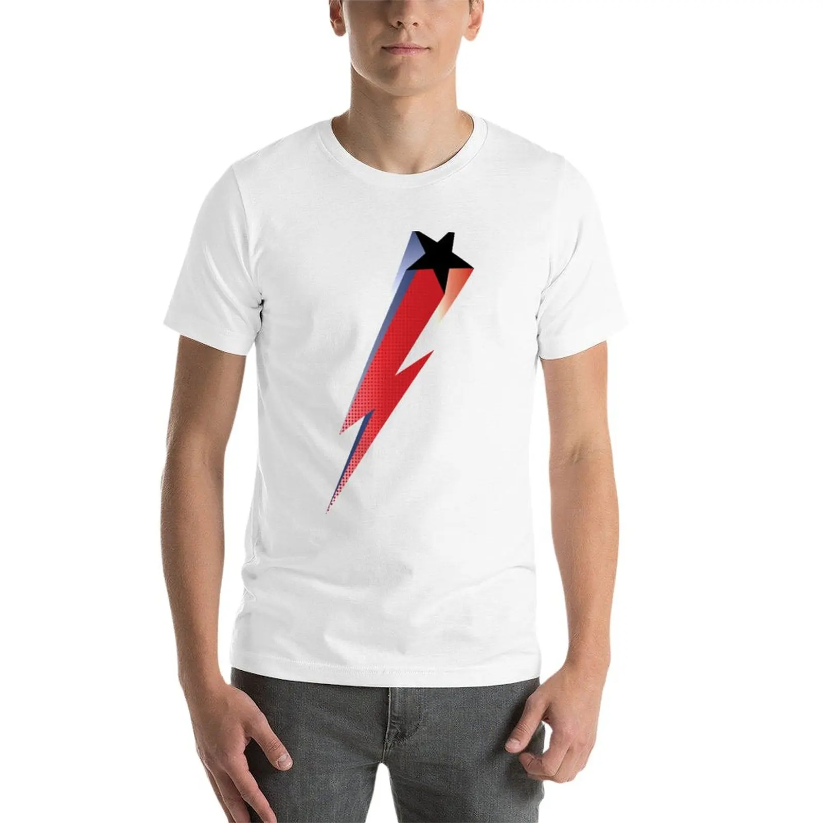 Camiseta con rayo para hombre, ropa kawaii, camisa de secado rápido, camisetas gráficas