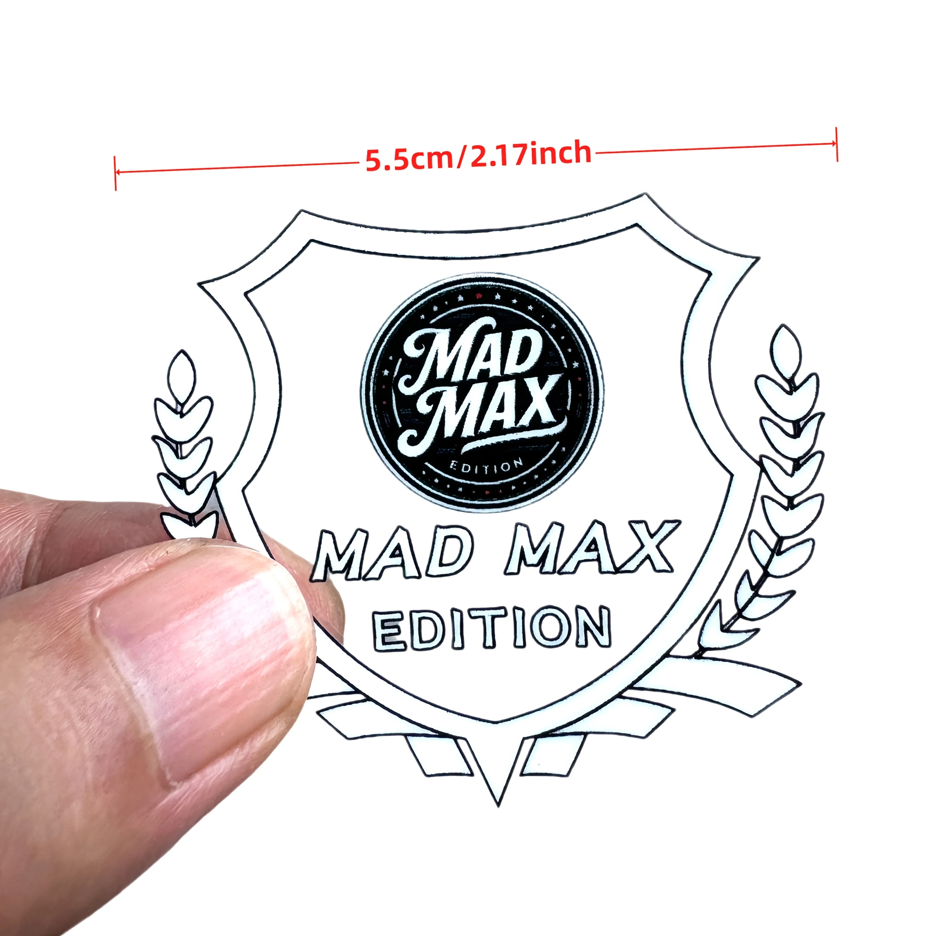 1Set Mad Max Badge Sticker Decal Waterproof Vinyl for Car Truck Bumper Phone Laptop Suitcase Motorcycle