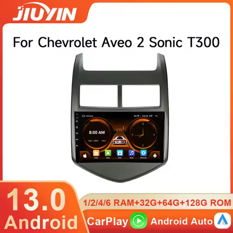 JIUYIN TS18 8Core 4G 2din Android Car Radio Multimedia Player For Chevrolet Aveo 2 Sonic T300 Autoradio CarPlay Navigation GPS