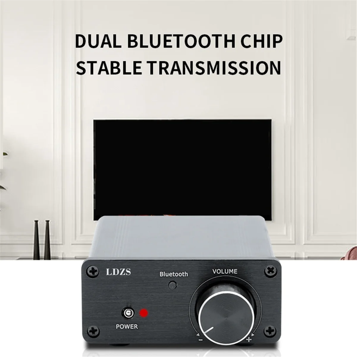 LDZS Bluetooth Power Amplifier HiFi High Power Digital Small Power Amplifier Bluetooth Power Amplifier for Home Use and