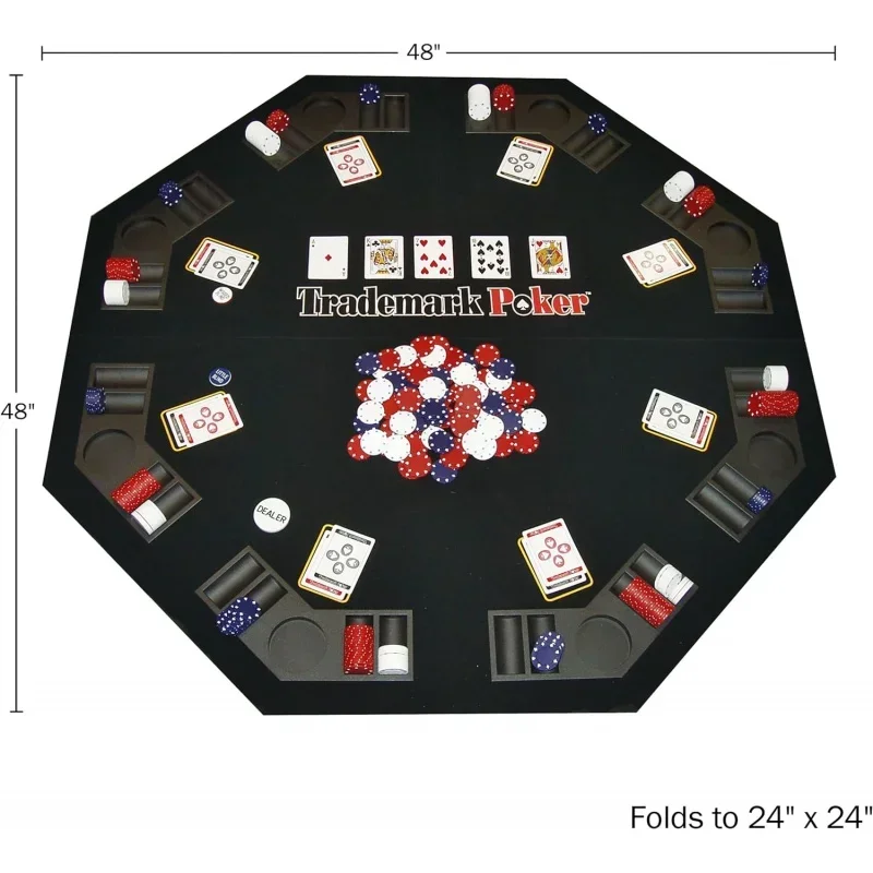 Poker Texas Traveller Table Top & Chip Travel Set