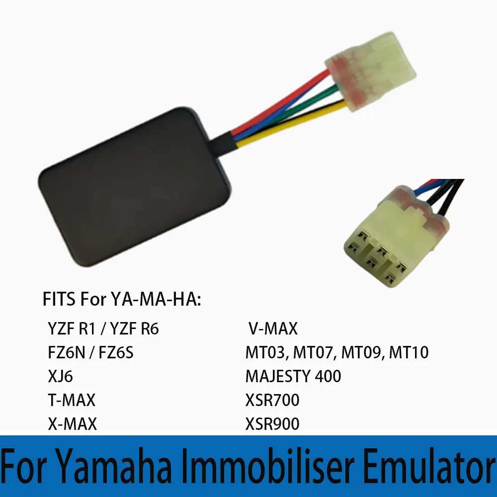 For Yamaha Immobiliser System Emulator Replacement 2002‑2021 YZF R1 R6 FZ6N FZ6S XJ6 T‑MAX X‑MAX MT03 MT07 MT09 MT10 XSR700 XSR9