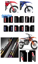 KYB SHOWA WP Dirt Bike Garfo Superior Adesivos, Gráfico Da Motocicleta, PVC Decalque, Carro Do Brilho Grosso Adesivo, 2x