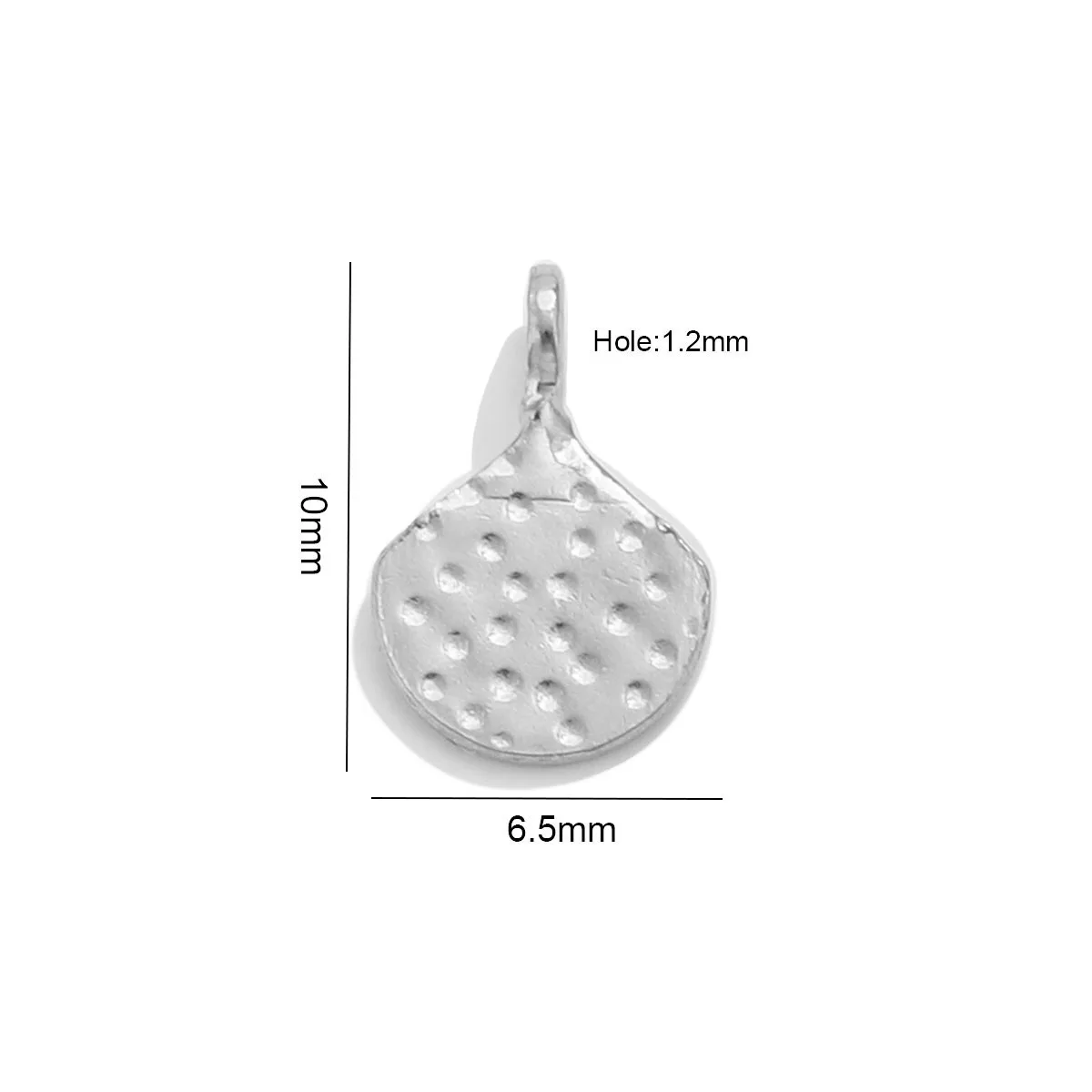 20 Stück/Lot Edelstahl-Hammercharms PVD-Gold für DIY-Halsketten, Ohrringe, Schmuckherstellung, Anhänger, Zubehör, Großhandel – Detail 7