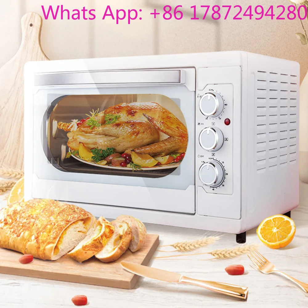 45L Fully Automatic Oven Commercial Electric Oven Stainless Steel Air Fryer Bakery Machine Forni Per Pizza
