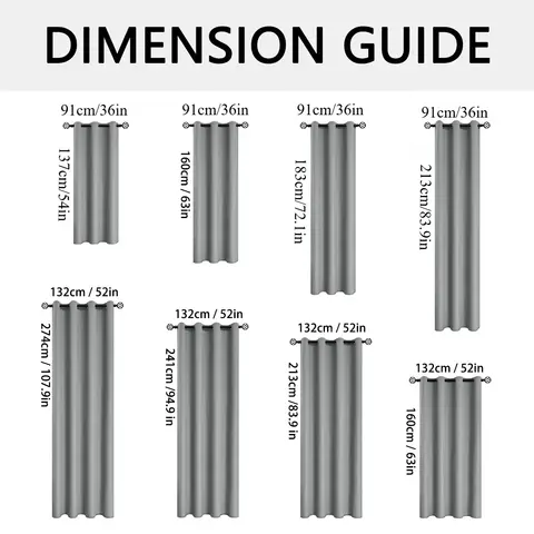 2 पीस आधुनिक 100% ब्लैकआउट पर्दे कोटेड लाइनिंग के साथ, बेडरूम, लिविंग रूम, डाइनिंग रूम, बाथरूम, घर की सजावट के लिए पर्दे 8 best sales काले पर्दे - №6