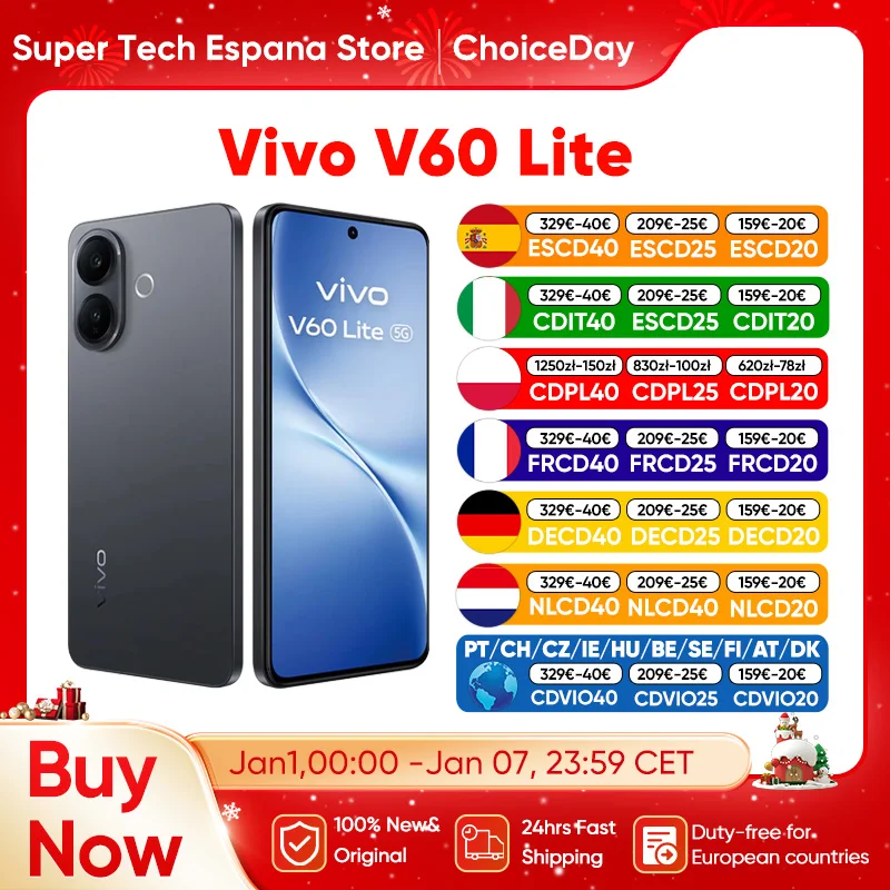 Vivo V60 Lite Bundle Smartphone 5g Vivo V60 Lite Bundle Smartphone 5g