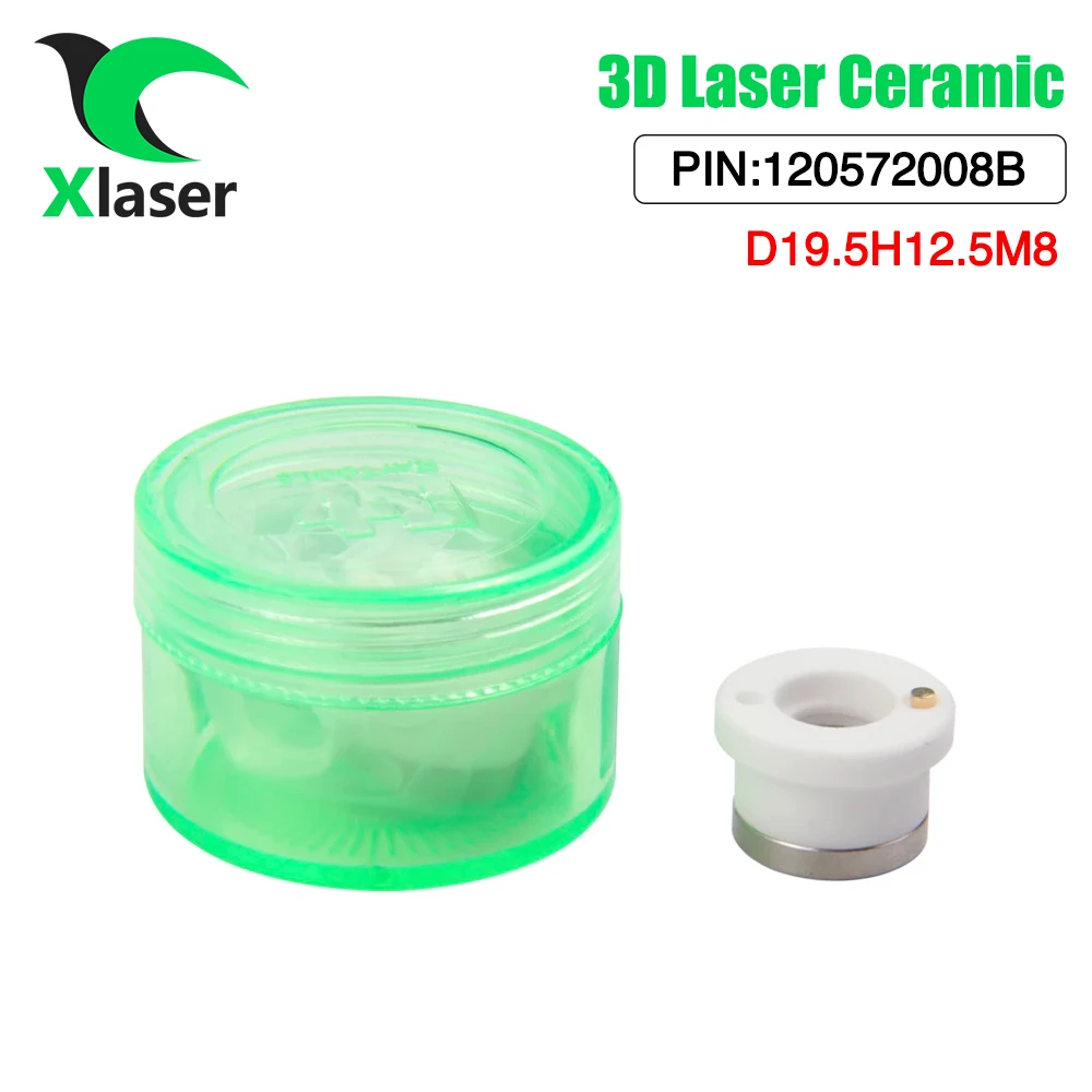 XLaser Original Raytools Laser Ceramic Nozzle Holder 120572008B Dia.19.5mmH12.5M8 For Raytools BM109/111 3D Laser Cutting Head