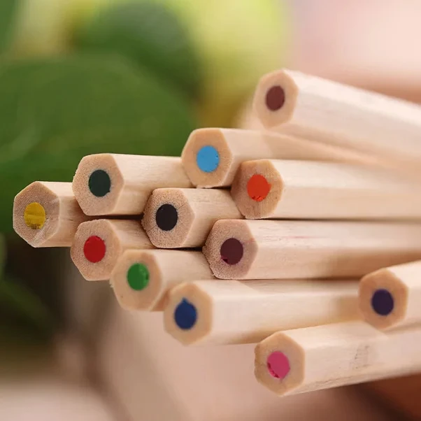 12 Farbe kleiner Bleistift Mal stift Farbe Blei Bleistift Büro Briefpapier Schreiben Malerei für Studenten neue a30