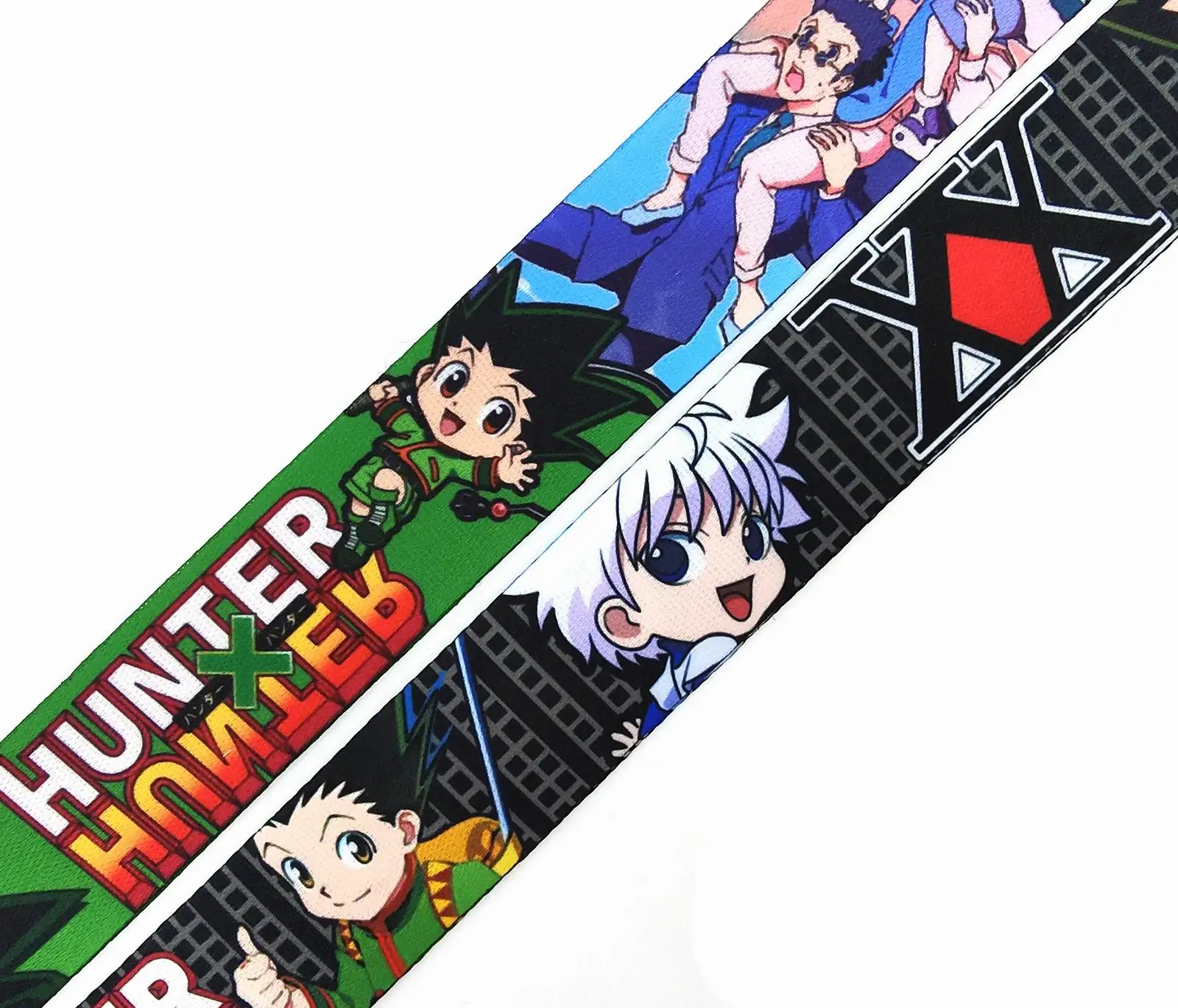 New 100pcs Cartoon Anime HUNTER Lanyard Keychain Keys Badge ID Mobile Phone Key Rings  Neck Straps Accessories gift for boy girl