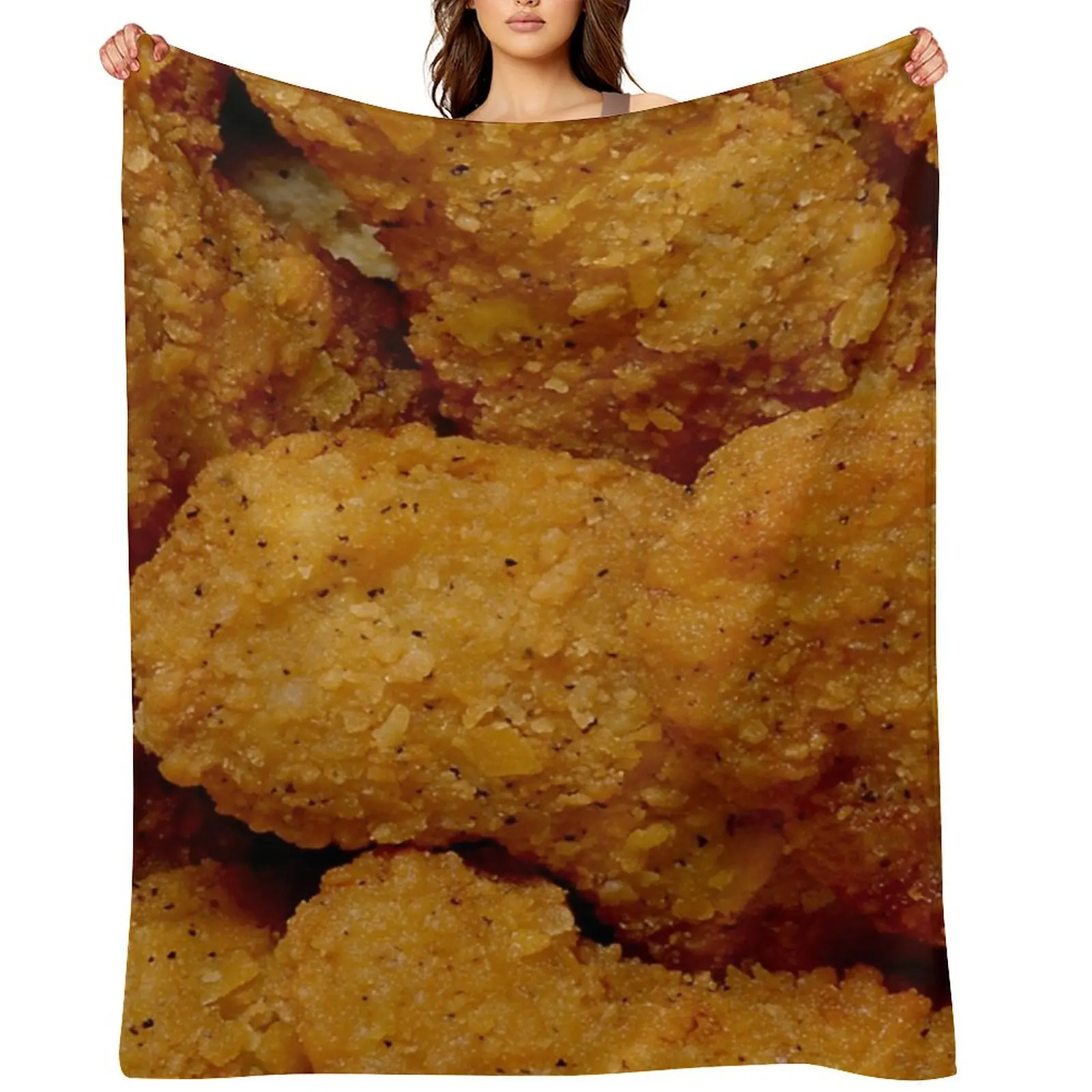 

CHICKEN NUGGETS Throw Blanket halloween sofa bed Bed Plush Blankets
