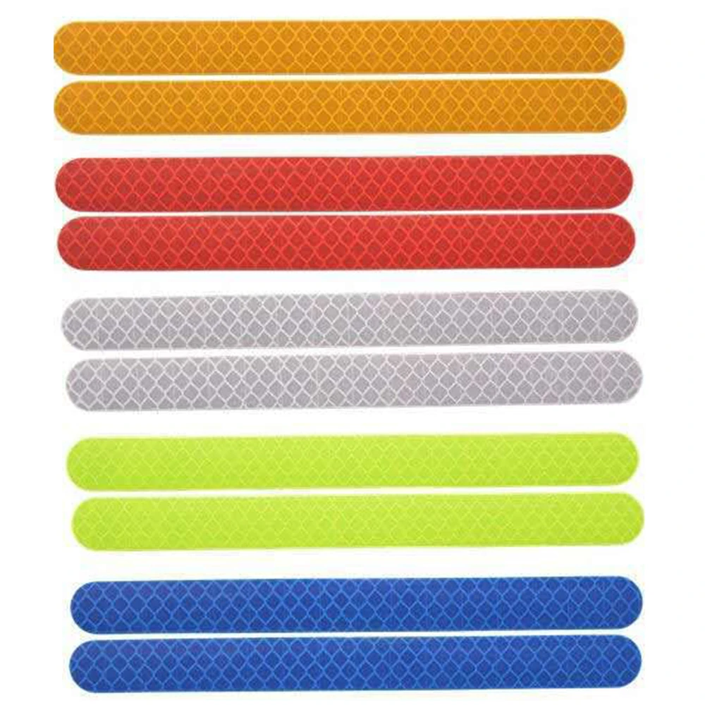 Universal Car Reflective Sticker Tape Waterproof Self Adhesive Conspicuity Safety Caution Reflector Strip Car Mirror Accessories