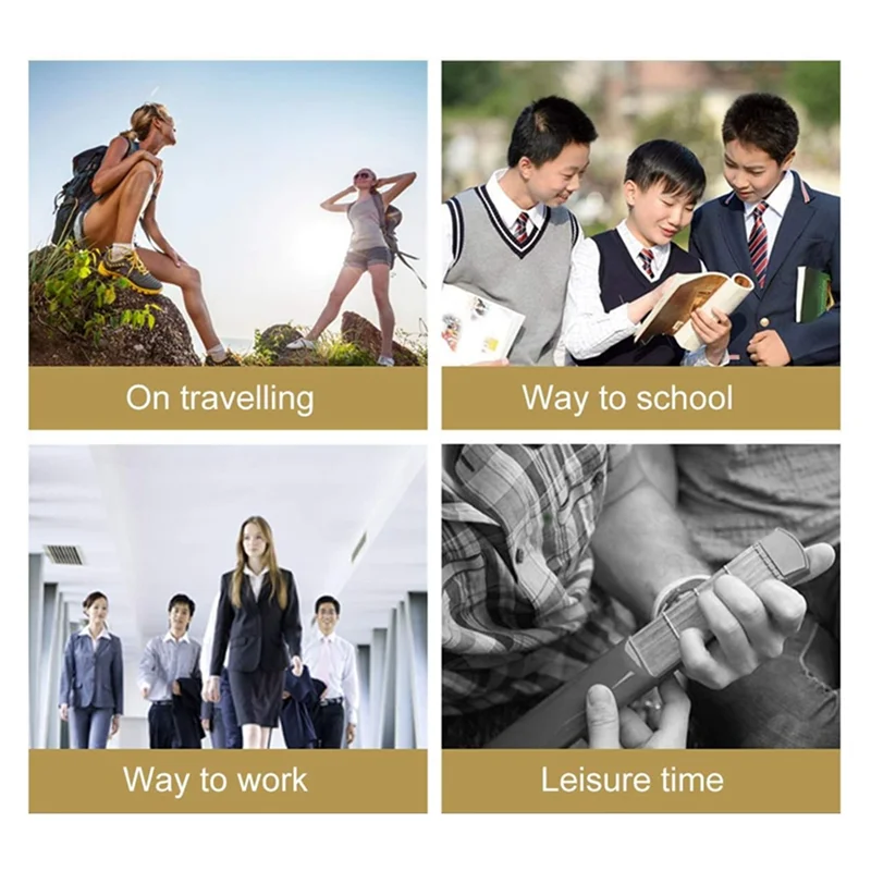 رقبة ممارسة الجيتار XSXS-Pocket، أداة ممارسة وتر الجيتار المحمولة المكونة من 6 فريت للمبتدئين، متينة وسهلة التركيب