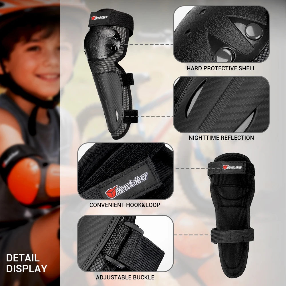 Children's Motorcycle Knee And Elbow Protection Set Off-road Motorcycle Riding Equipment Motorcycle Equipment