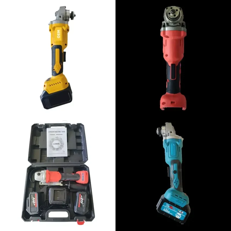 Cordless Micro Angl Lithium Battery Professional Power Tool Manual Steel Cutting Electric Mini Angle Grinder