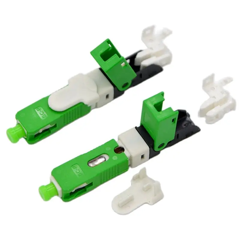 Imagem -03 - Adaptador de Conector Rápido para Ftth Incorporado Modo Único Fibra Ótica Especial Atacado gf 250d sc Apc 250d 100 Pcs 200 Pcs