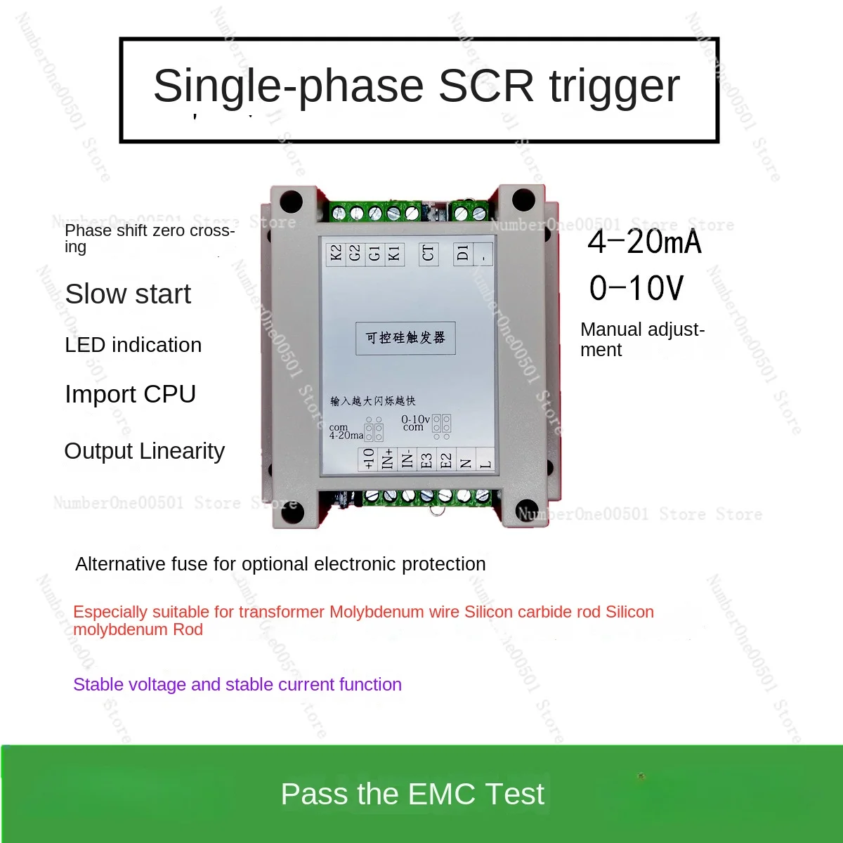 Silicon Controlled Trigger Control Panel Thyristor Electric Furnace Transformer Silicon Carbide Rod Molybdenum Wire MTC