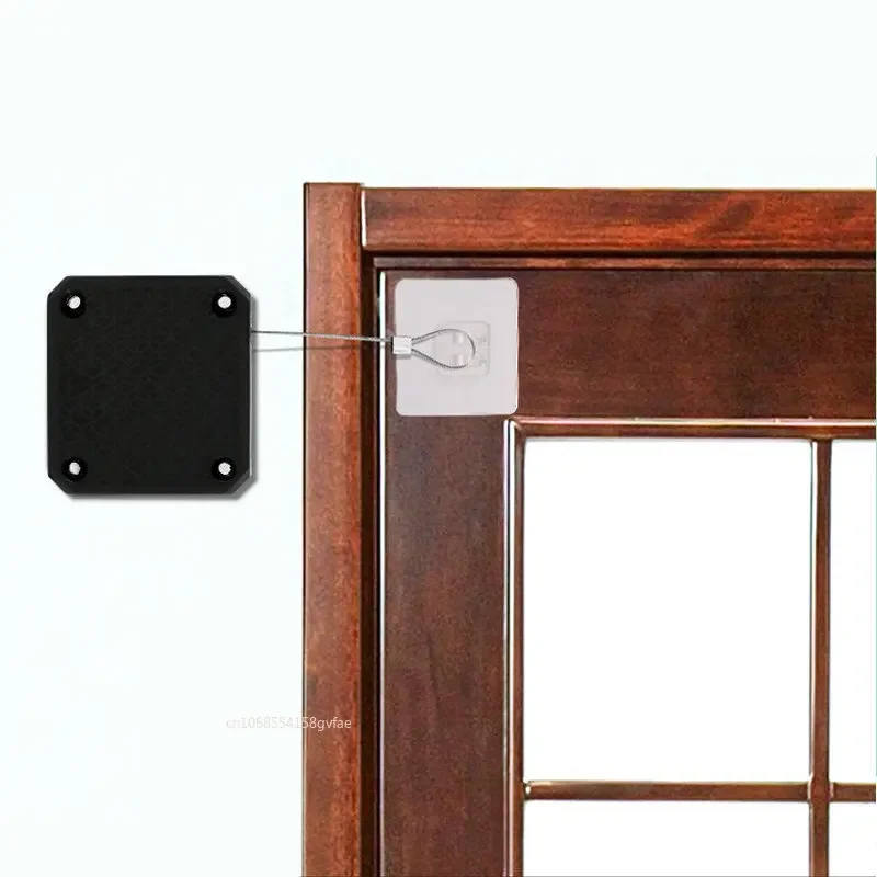 Podwójne zastosowanie dla gospodarstw domowych bez stempli ciągnąć linę drzwi zamykacz drzwi przesuwne drzwi do sypialni automatyczny powrót łatwe wyciszenie drzwi